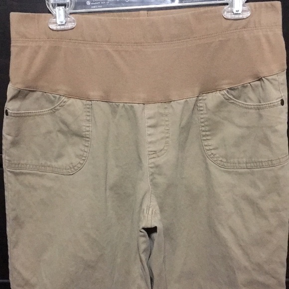 a.n.a  maternity khaki pants - Picture 3 of 7